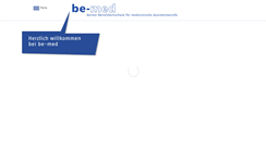 Desktop Screenshot of be-med.ch